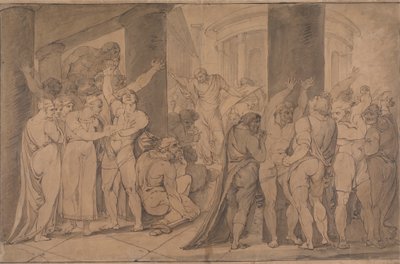 O Corpo de Lucretia Exposto aos Romanos de James Jefferys