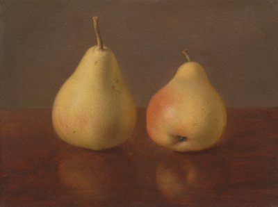 Duas peras McLaughlin, s.d. (óleo sobre tábua) de James Jnr Hardy