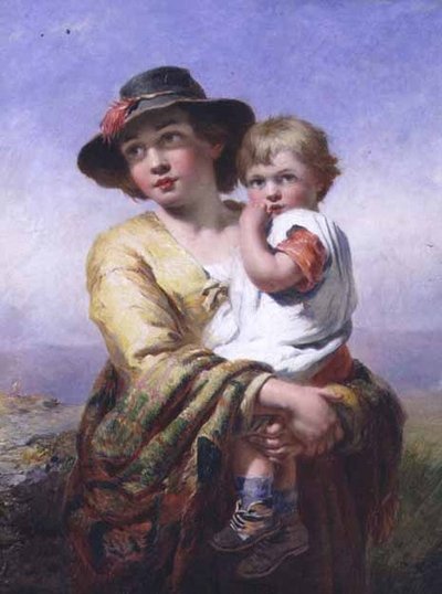 Mãe e filho de James John Hill