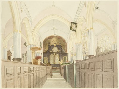 Interior da Igreja de São Pedro de James Johnson