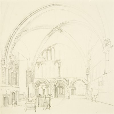 Interior da Casa Capitular da Catedral de Bristol de James Johnson