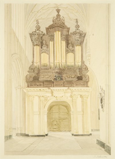 Sótão de Órgãos e Órgãos de Santa Maria Redcliffe de James Johnson