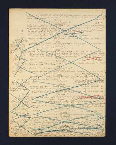Manuscrito autógrafo do episódio &39;Circe&39; de Ulysses, Paris, julho - dezembro de 1920 (caneta e tinta e lápis no papel) (ver também 490419) de James Joyce