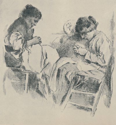 Costureiras espanholas, 1919 de James Kerr Lawson