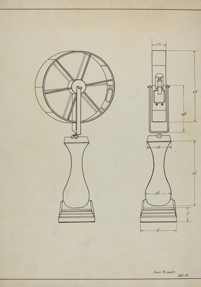 Roda de loteria de James M. Lawson