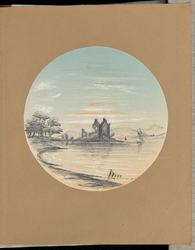[Ruínas na costa] de James Makgill Heriot Maitland