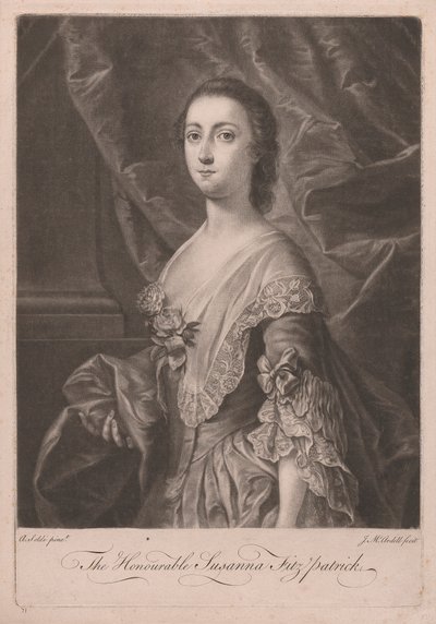 A Honorável Susanna Fitzpatrick de James McArdell