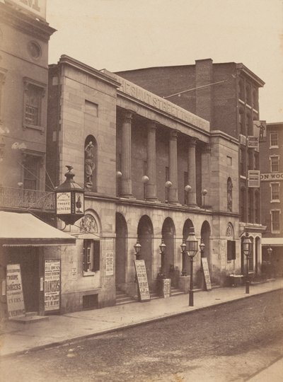 Chestnut Street Theatre, Filadélfia de James McClees
