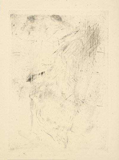 [76] Impressões de placas canceladas por Whistler - [Figura sentada?] de James Abbott McNeill Whistler