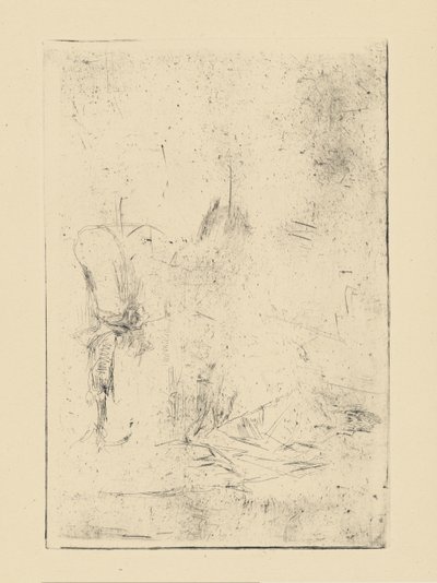 [76] Impressões de placas canceladas por Whistler - [Figura Sentada]. de James Abbott McNeill Whistler