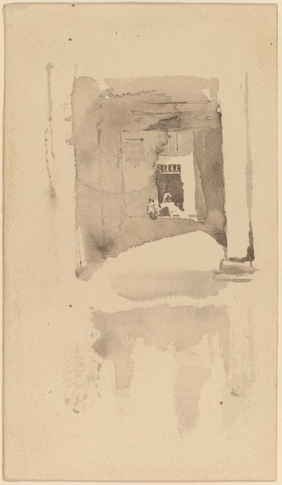 Uma entrada em Ajaccio de James Abbott McNeill Whistler