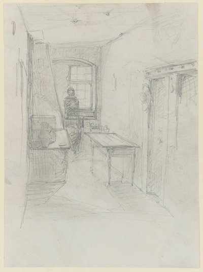 Uma cozinha em Lutzelbourg de James Abbott McNeill Whistler