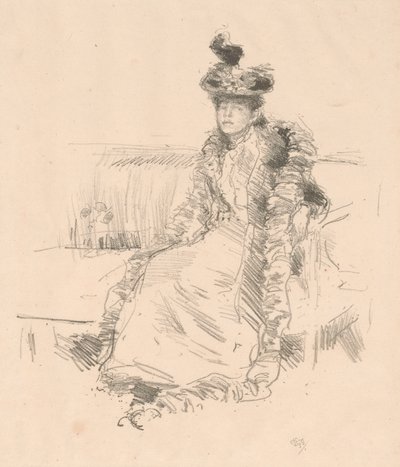 Uma Senhora Sentada de James Abbott McNeill Whistler