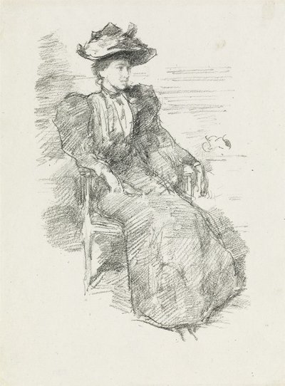 Um retrato: Mildred Howells de James Abbott McNeill Whistler