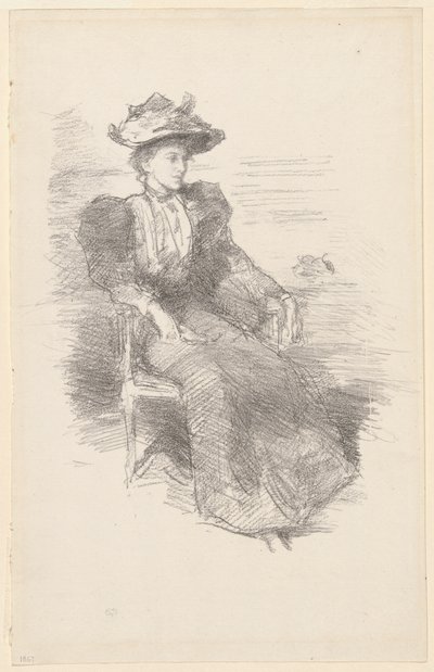 Um retrato: Mildred Howells de James Abbott McNeill Whistler