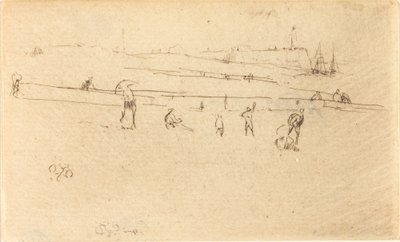 Um esboço em Dieppe de James Abbott McNeill Whistler