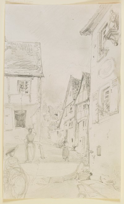 Uma cena de rua de James Abbott McNeill Whistler