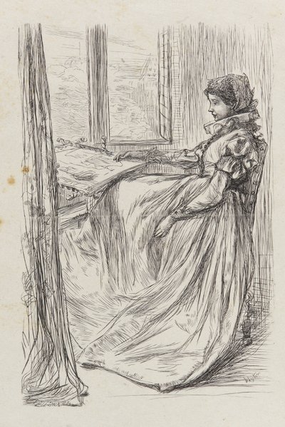 Uma ilustração para <em>A manhã antes do massacre de São Bartolomeu</em> de James Abbott McNeill Whistler
