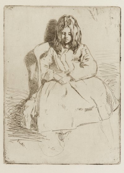 Aninha, Sentada de James Abbott McNeill Whistler