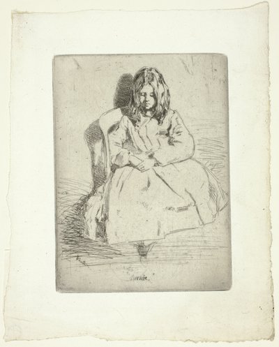 Annie, sentada de James McNeill Whistler