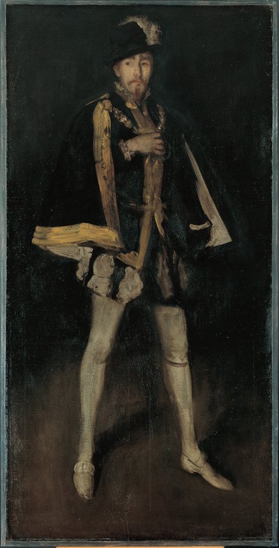 Arranjo em preto, n.º 3: Sir Henry Irving como Filipe II de Espanha de James McNeill Whistler
