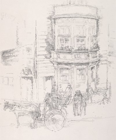 Parte de trás do Teatro Gaiety de James McNeill Whistler