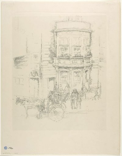 Parte de trás do Gaiety Theatre de James McNeill Whistler