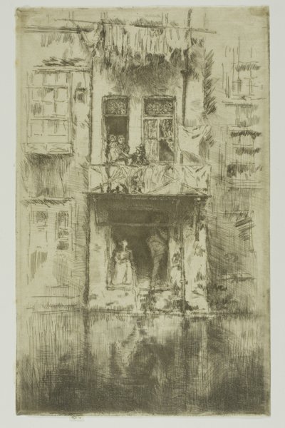 Varanda, Amsterdã de James Abbott McNeill Whistler
