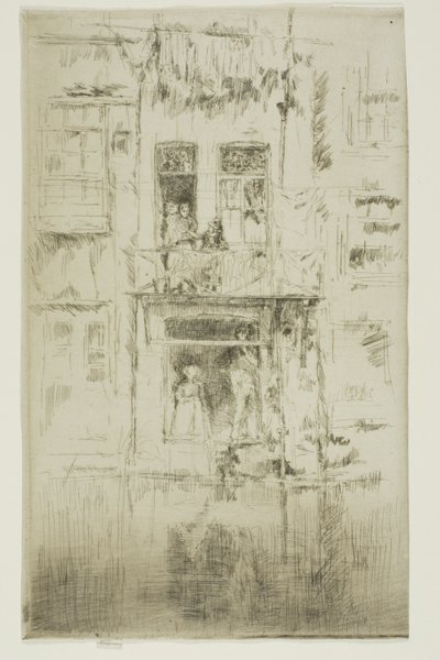 Varanda, Amsterdã de James Abbott McNeill Whistler
