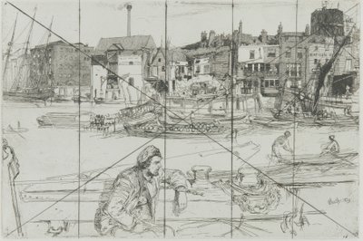 Cais do Leão Negro de James Abbott McNeill Whistler