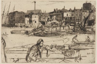 Cais do Leão Negro de James Abbott McNeill Whistler