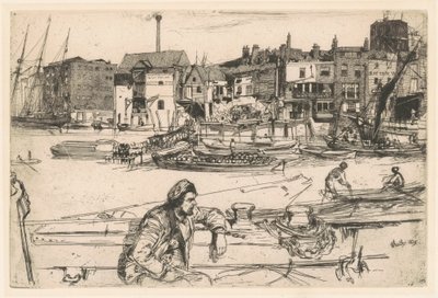 Cais do Leão Negro de James Abbott McNeill Whistler