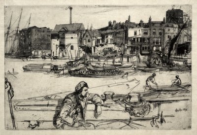 Cais do Leão Negro de James McNeill Whistler