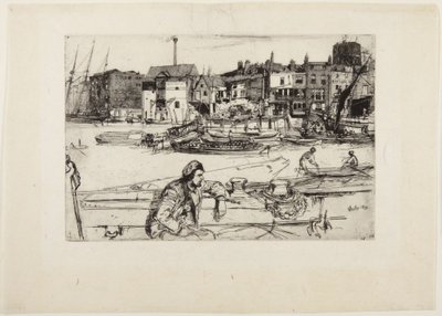 Cais do Leão Negro de James McNeill Whistler
