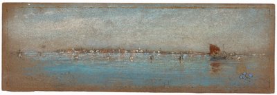 Azul e Prata—As Ilhas, Veneza de James Abbott McNeill Whistler