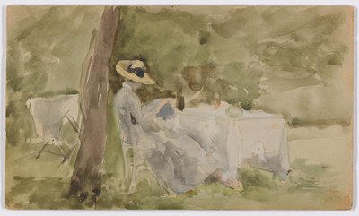 Café da manhã no jardim de James Abbott McNeill Whistler
