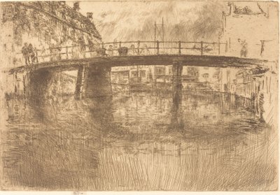 Ponte, Amsterdã de James Abbott McNeill Whistler