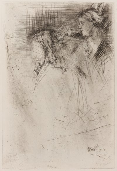 Brushing the Hair de James Abbott McNeill Whistler