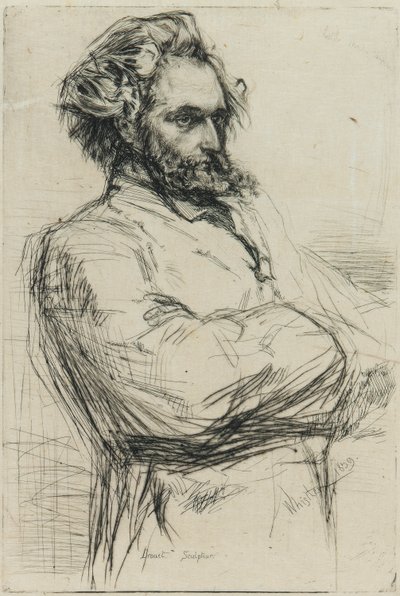 C.L. Drouet, Escultor de James Abbott McNeill Whistler