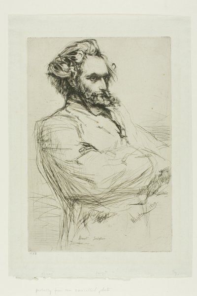 C.L. Drouet, Escultor de James Abbott McNeill Whistler