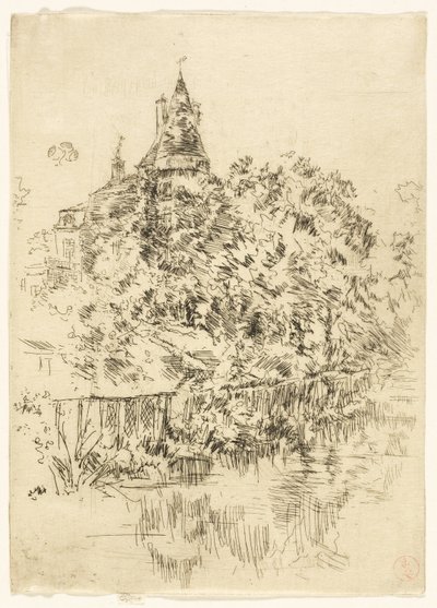 Castelo de Verneuil, Touraine de James Abbott McNeill Whistler