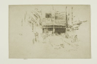 Troca de Roupas, Houndsditch, No. 1 de James Abbott McNeill Whistler