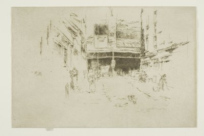 Troca de Roupas, Houndsditch, No. 1 de James Abbott McNeill Whistler