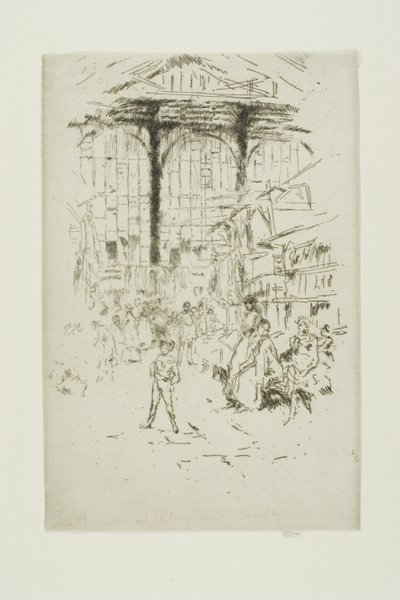 Troca de Roupas, Houndsditch, No. 2 de James Abbott McNeill Whistler