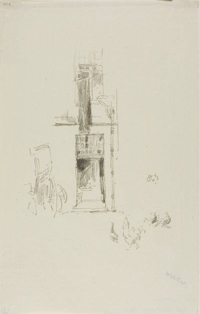 Galos e galinhas, Hôtel Colbert de James Abbott McNeill Whistler