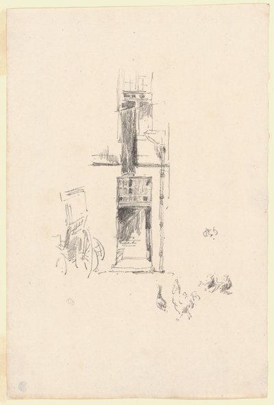 Galos e galinhas, Hôtel Colbert de James Abbott McNeill Whistler