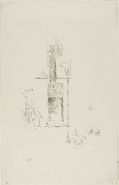 Galos e galinhas, Hôtel Colbert de James Abbott McNeill Whistler