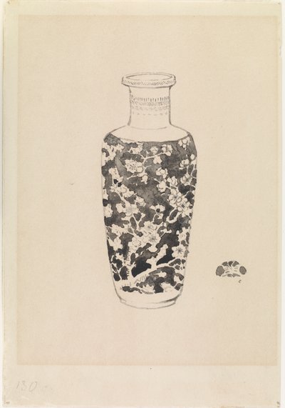 Vaso cilíndrico com gargalo grosso de James Abbott McNeill Whistler