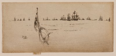 Mergulhar a bandeira de James McNeill Whistler