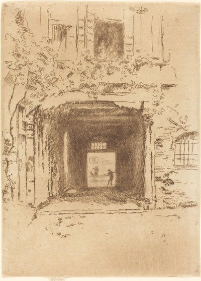 Doorway and Vine de James Abbott McNeill Whistler
